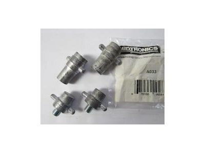 Side/stud terminal charge/test adapter set